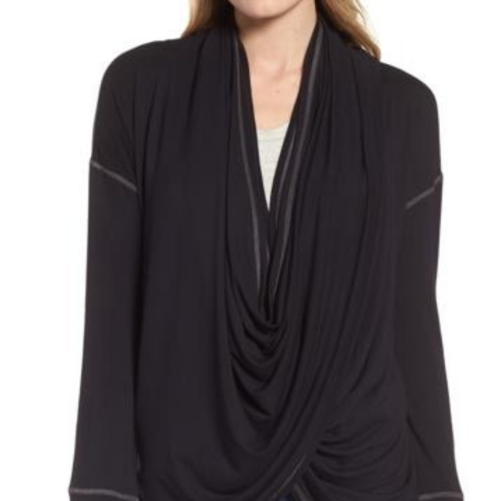 Off-Duty Long Convertible Cardigan